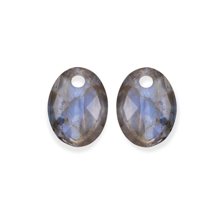 Sparkling Jewels Medium Oval Earstones Labradorite – EAGEM18-MO