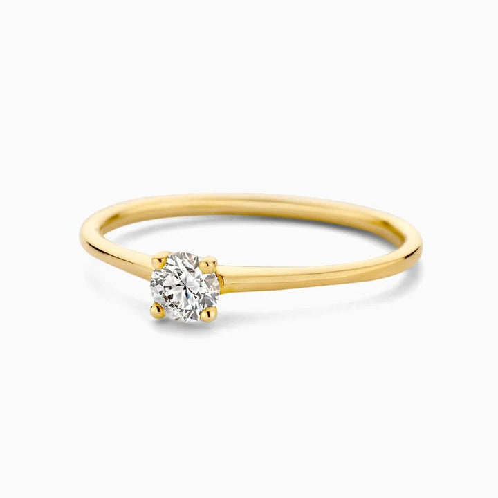 Blush Lab Diamonds Ring LG1079Y – 14 Karaat Geelgoud met 0,20 ct Lab Grown Diamant Maat 54