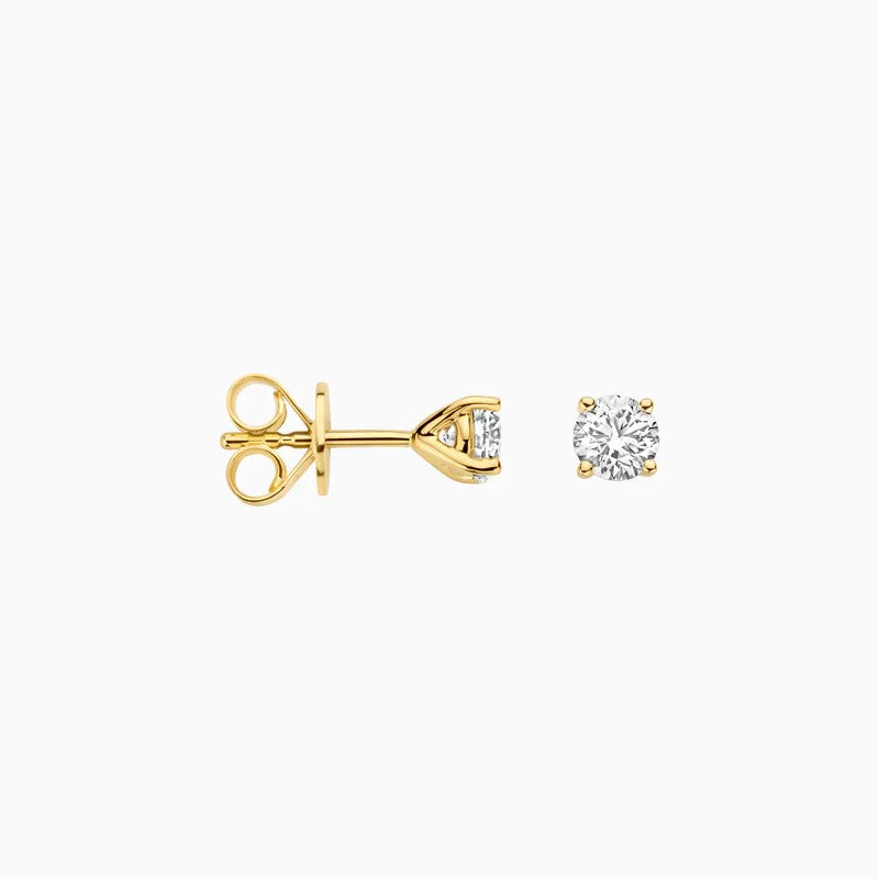 Blush Lab Grown Oorstekers LG7002Y in 14 Kt Geelgoud met Lab Grown Diamant