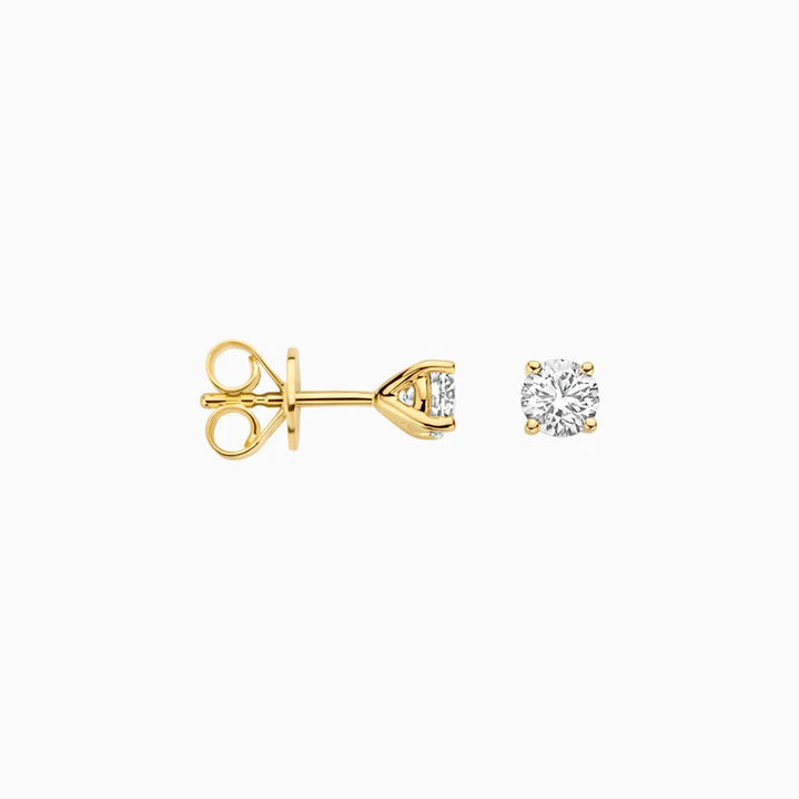 Blush Lab Grown Oorstekers LG7002Y in 14 Kt Geelgoud met Lab Grown Diamant