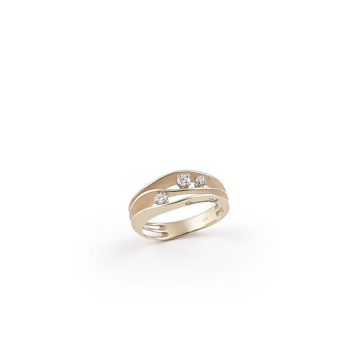 Annamaria Cammilli Ring Dune 18k Beige goud met diamant GAN2662N