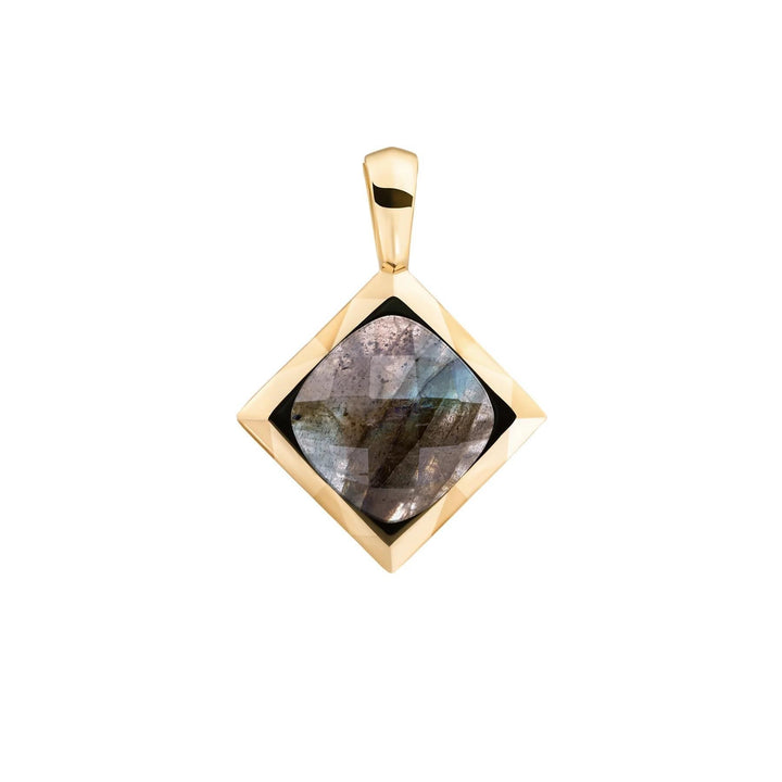 Sparkling Jewels Pendant Labradorite Cushion Cut SPG32-G18