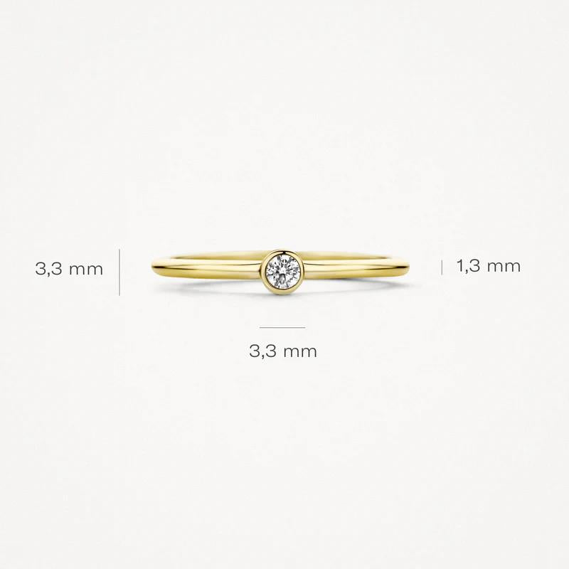 14k Geelgouden Ring 1198YZI-48