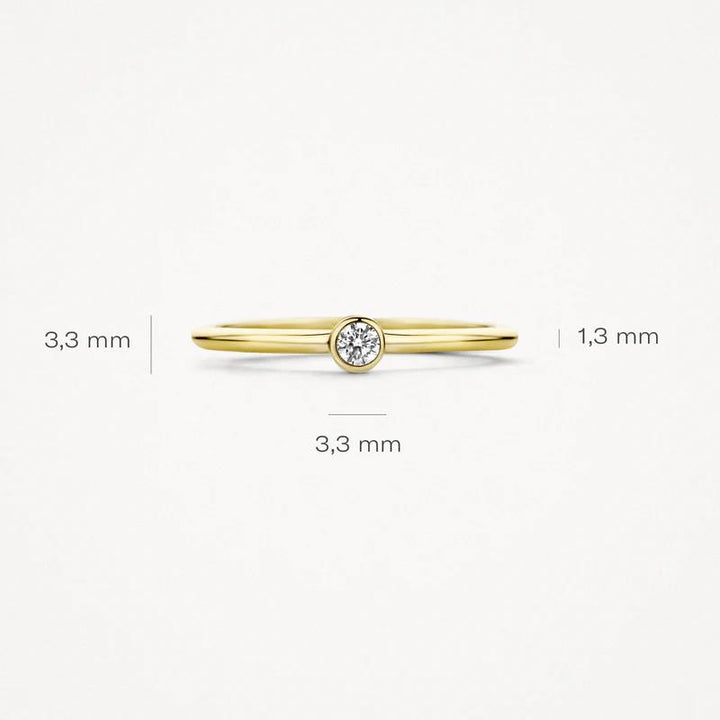 14k Geelgouden Ring 1198YZI-48