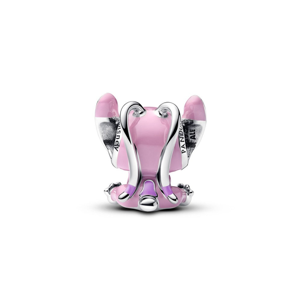 PANDORA 793739C01 Disney Angel sterling silver charm with purple and pink enamel