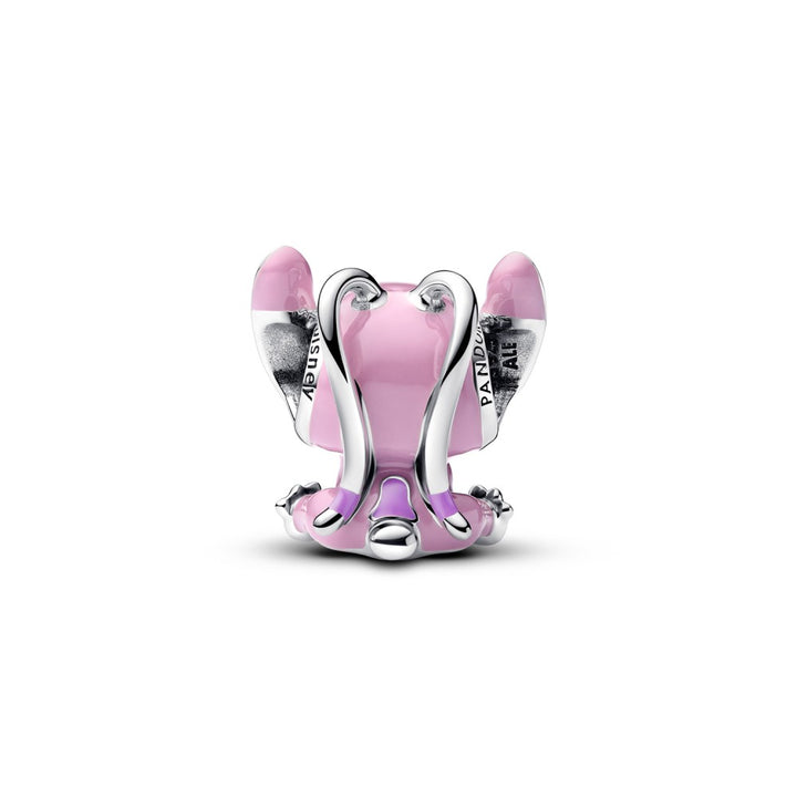 PANDORA 793739C01 Disney Angel sterling silver charm with purple and pink enamel