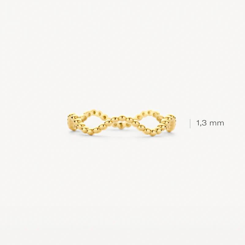 Blush Jewels 14k Geelgouden ring 1262YGO maat 54
