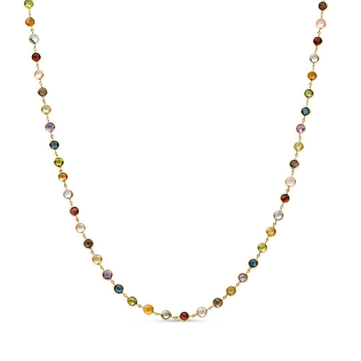 14 karaats collier edelstenen multicolor CW138118