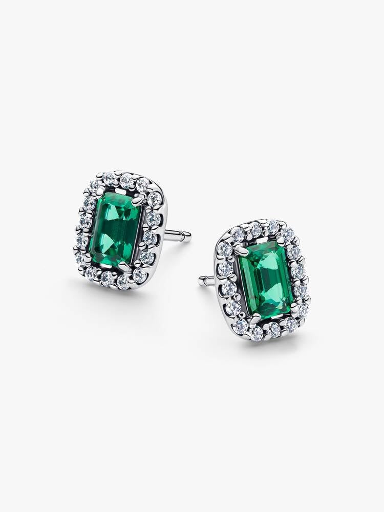 Pandora Sparkling Rectangular Stud Oorbellen 294501C01