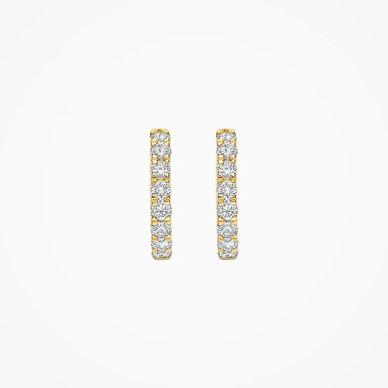 14k Geelgouden Oorringen met Lab-Grown Diamanten  LG7032Y
