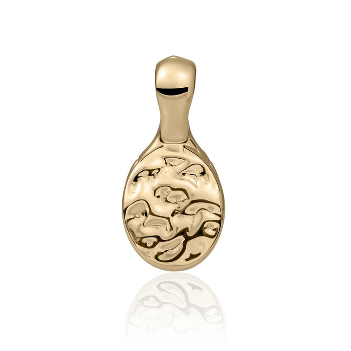 Pendant | Fuse - Silver - Polished Gold plated PENG26