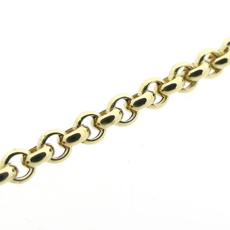 14 kt Geelgouden Jasseron Collier – 3 mm, 45 cm