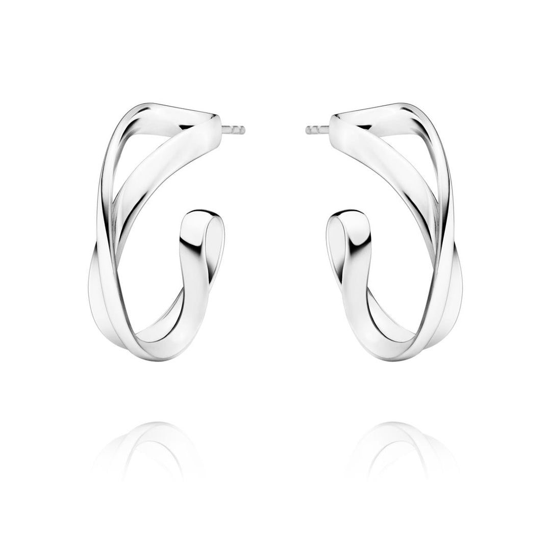 Georg Jensen zilveren Infinity oorhangers 3539283