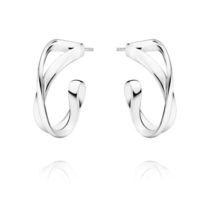 Georg Jensen zilveren Infinity oorhangers 3539283