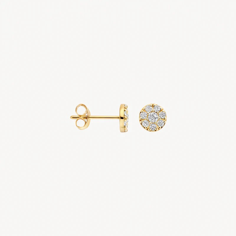 Blush 14k Geelgouden Oorknopjes met Zirkonia 7396YZI