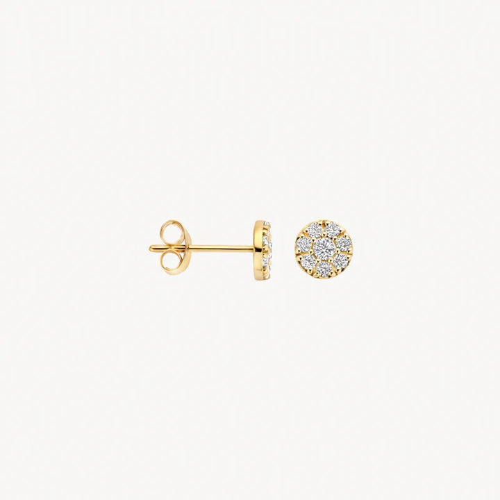 Blush 14k Geelgouden Oorknopjes met Zirkonia 7396YZI