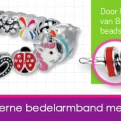 zilveren collier met hanger hart steen 574.067