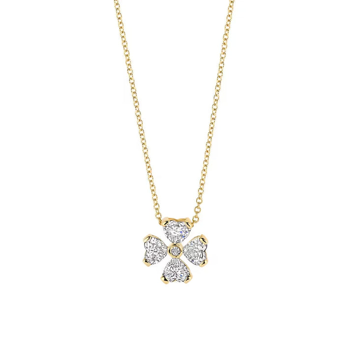 Lab diamonds collier LG3017Y - 14k Geelgoudå