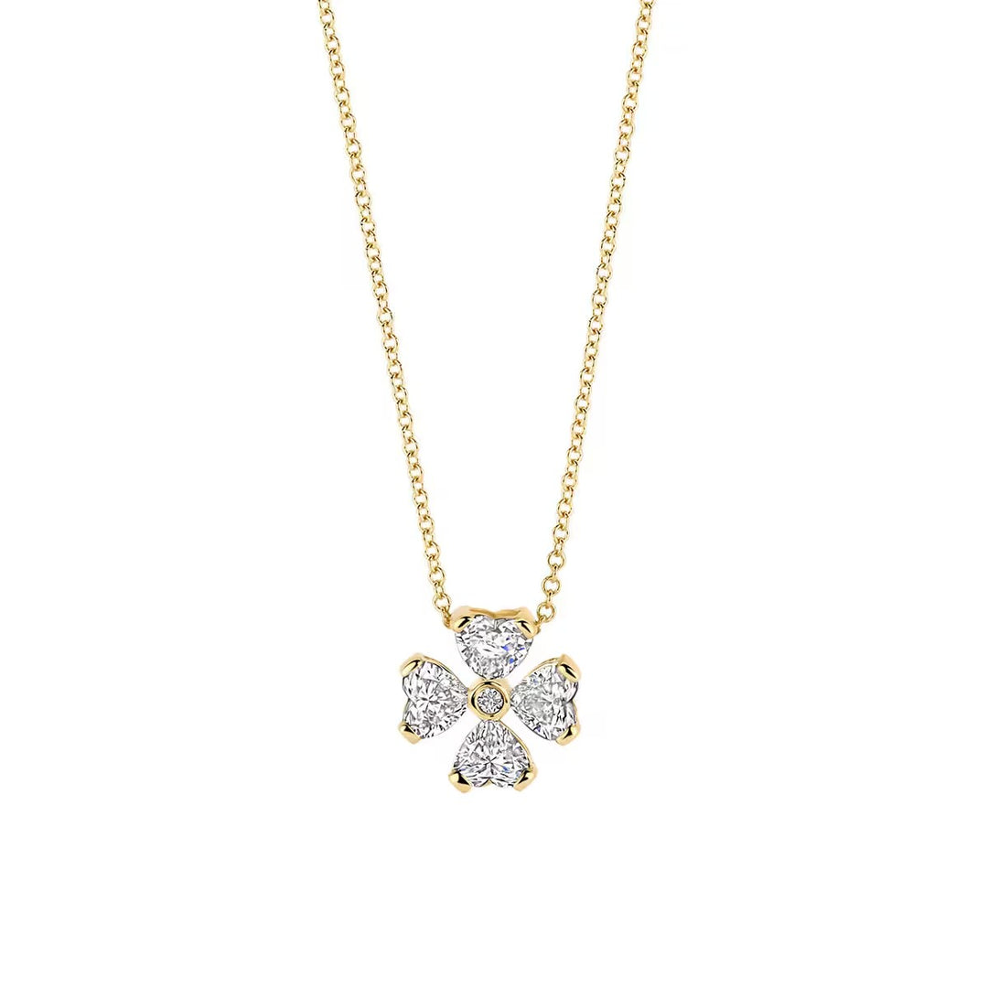 Lab diamonds collier LG3017Y - 14k Geelgoudå