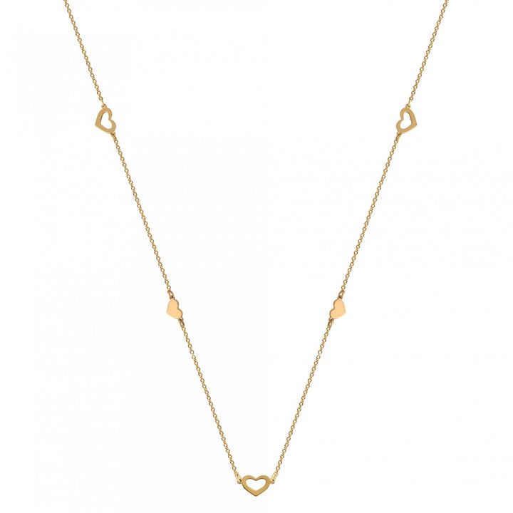 Monzario Jewelry – 14 Karaat Geelgouden Collier 45 cm – 1147C Gee