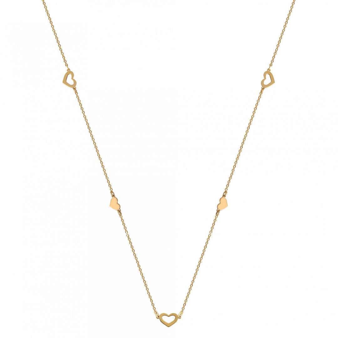 Monzario Jewelry – 14 Karaat Geelgouden Collier 45 cm – 1147C Gee