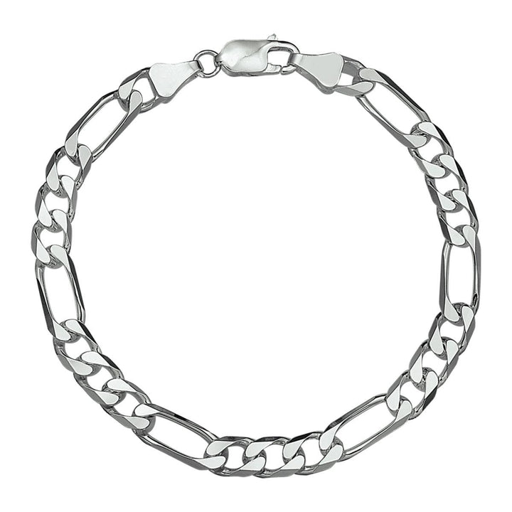 Zilveren Figaro collier 6mm 60 cm