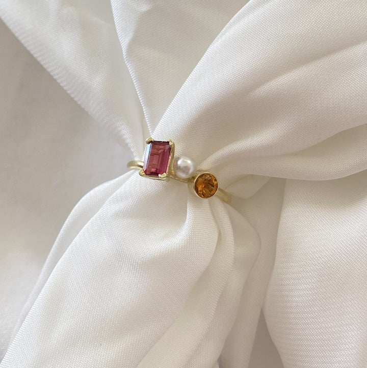Goudsmid Vera 14 karaats geelgouden ring Lara