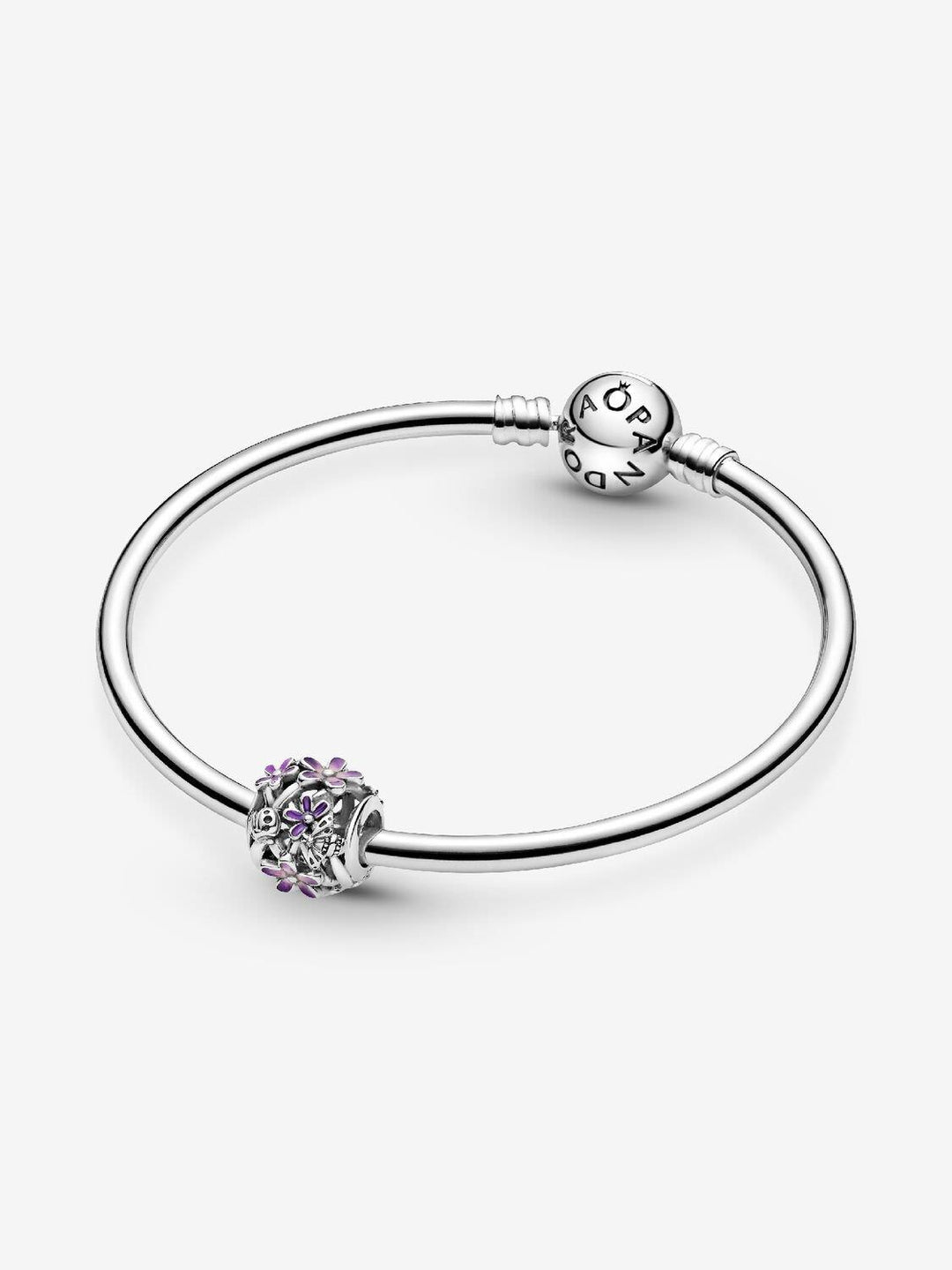 Pandora Openwork Purple Daisy Charm 798772C02