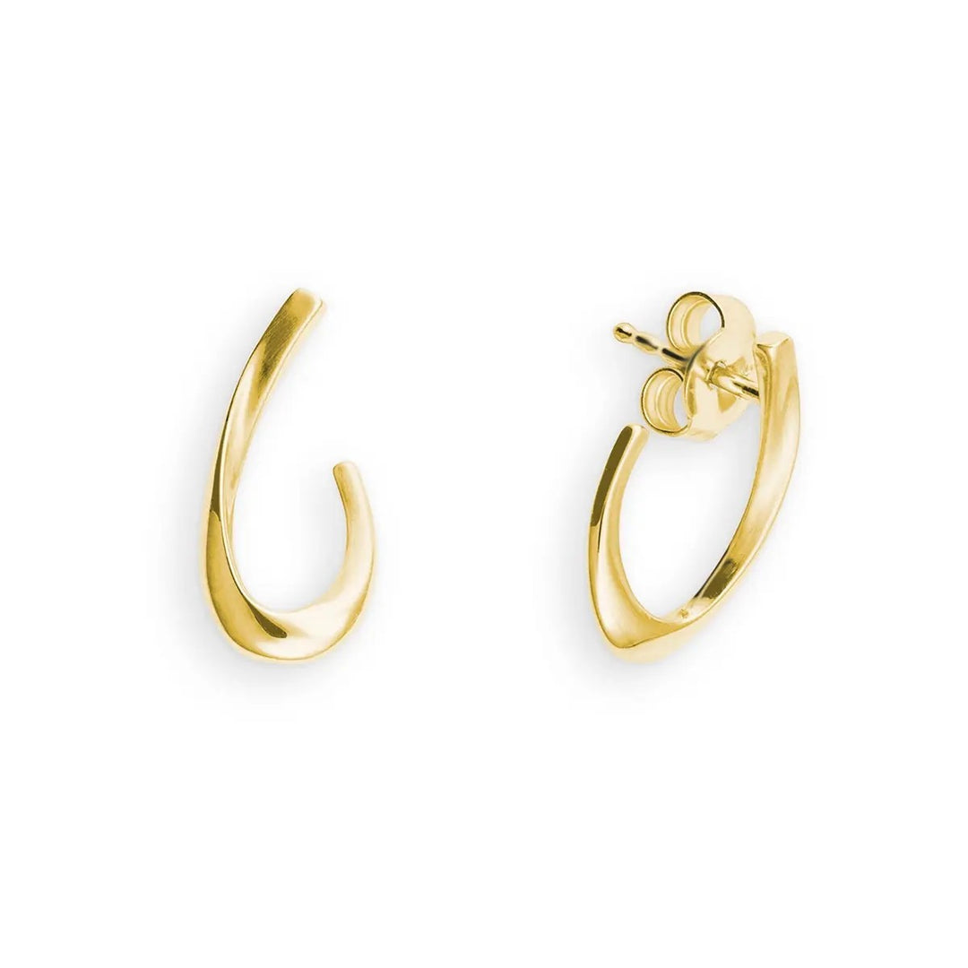 14 Karaat Geelgouden Oorstekers K13315G – Tijdloos en Elegant