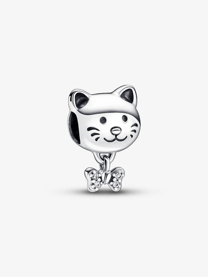 Pandora Pet Cat &amp; Bow Bedel 792255C01