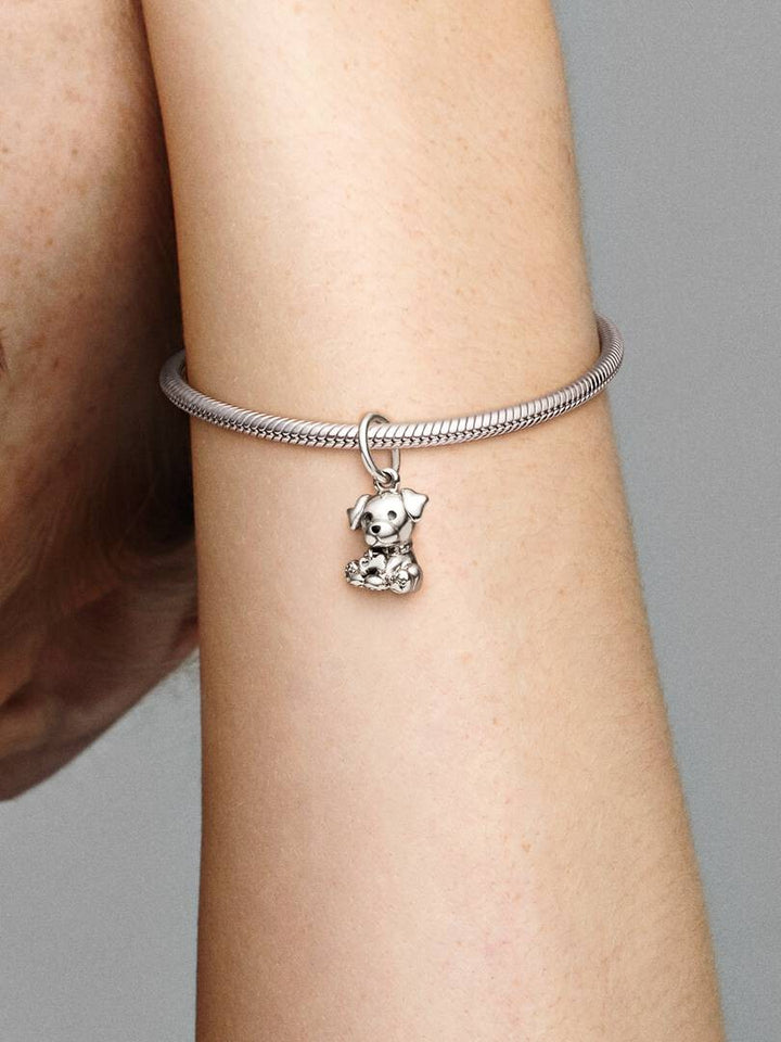Pandora Labrador dog silver dangle 798009EN16