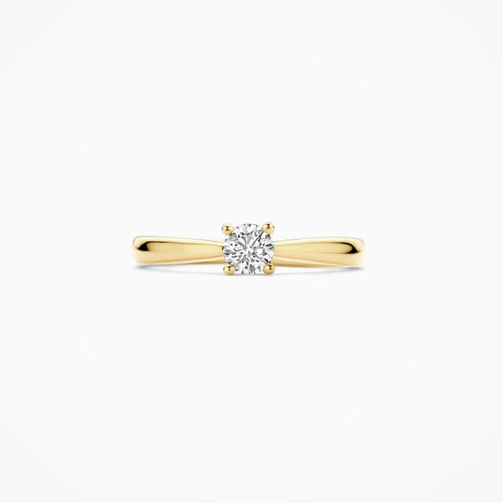 14 kt Geelgouden Ring met Lab Grown Diamant 0,35 ct - LG1002Y