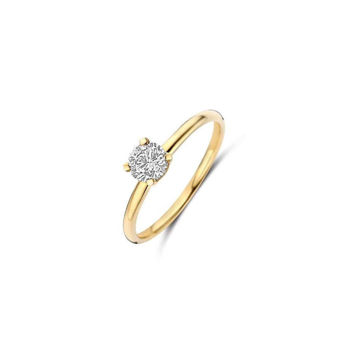 Blush Lab Diamonds Ring LG1075Y – 14 Karaat Geelgoud met 0,50ct Lab Grown Diamant – Maat 54
