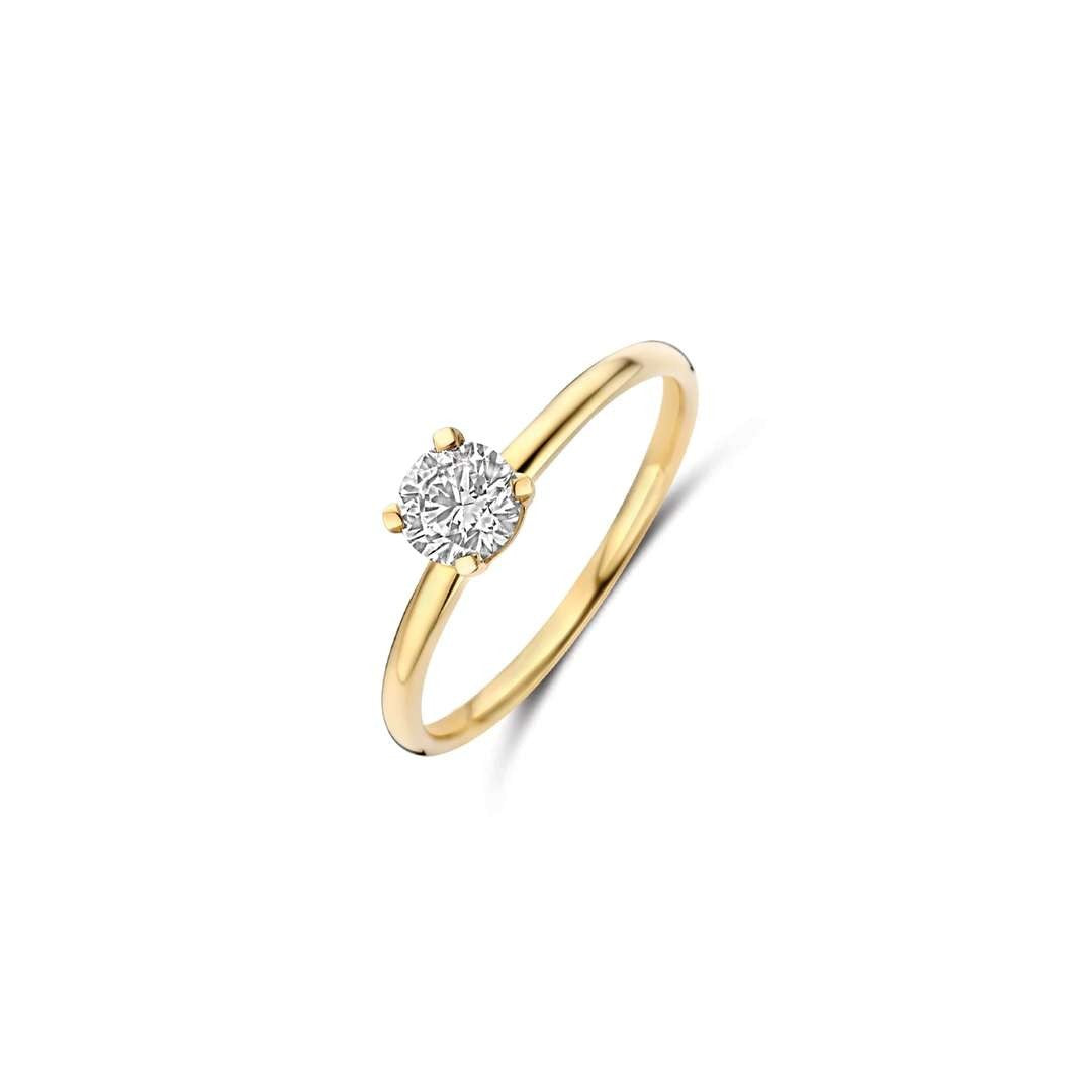 Blush Lab Diamonds Ring LG1075Y – 14 Karaat Geelgoud met 0,50ct Lab Grown Diamant – Maat 54