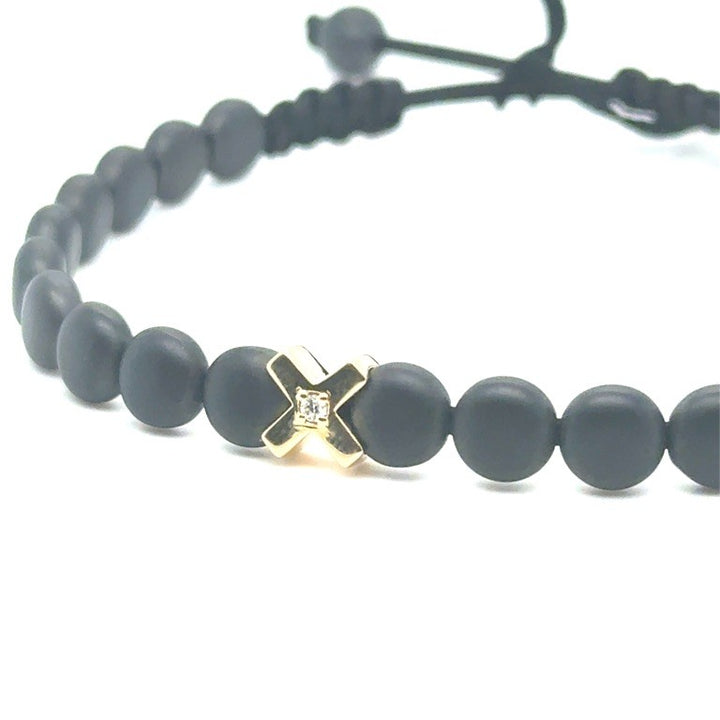 18 kt Orotech Bracelet Ceramic Black Diamond 0.02ct