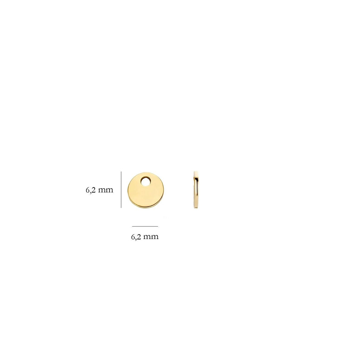 Oorbedels 9055YGO - 14k Geelgoud