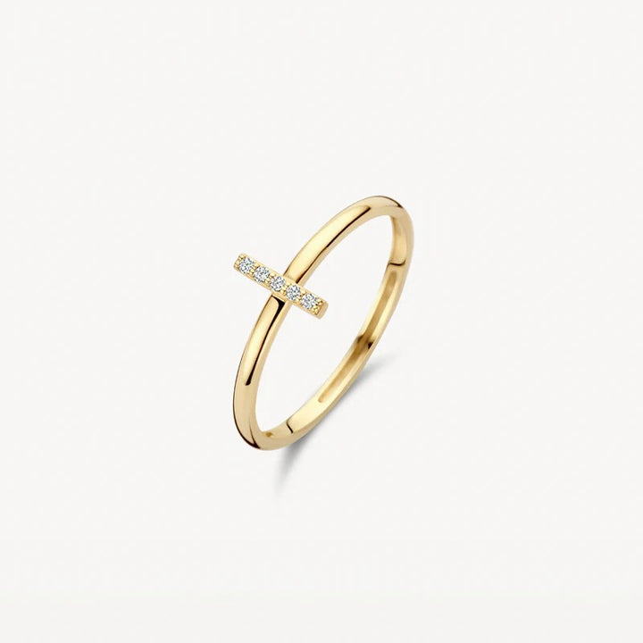 Blush Ring 14 Karaats Geelgoud met Zirkonia - 1252YZI