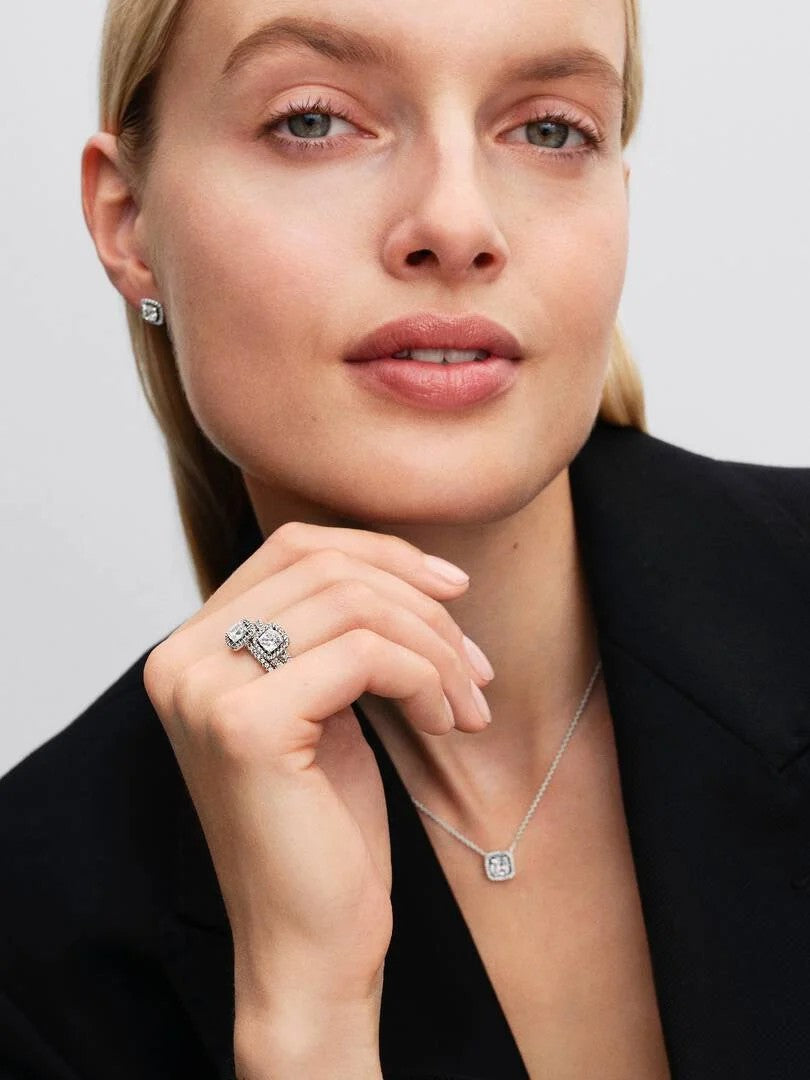 Pandora Timeless Halsketting met Halo Hanger – 393560C02