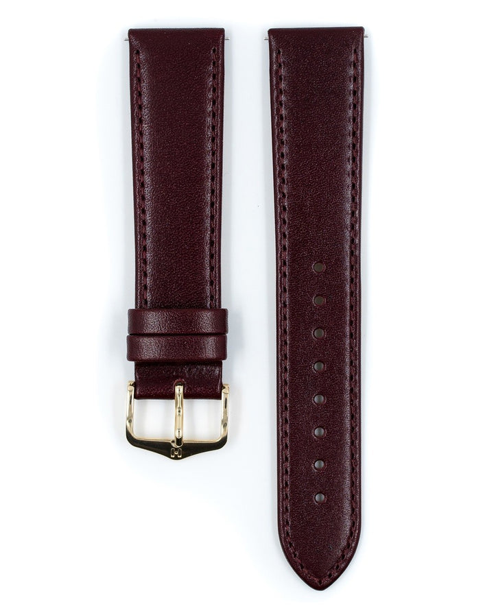 HIRSCH OSIRIS M BURGUNDY SHINY CALF 12/10MM