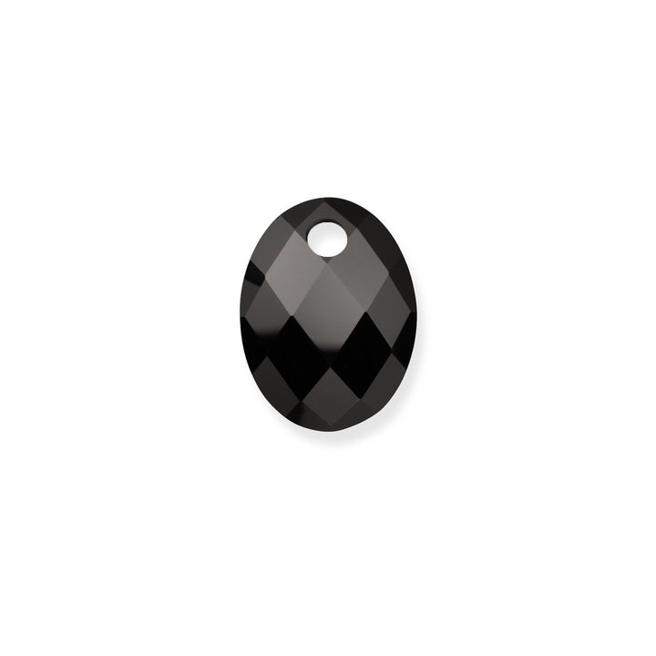 Sparkling Jewels Hanger Medium Oval Onyx PENGEM07-MO