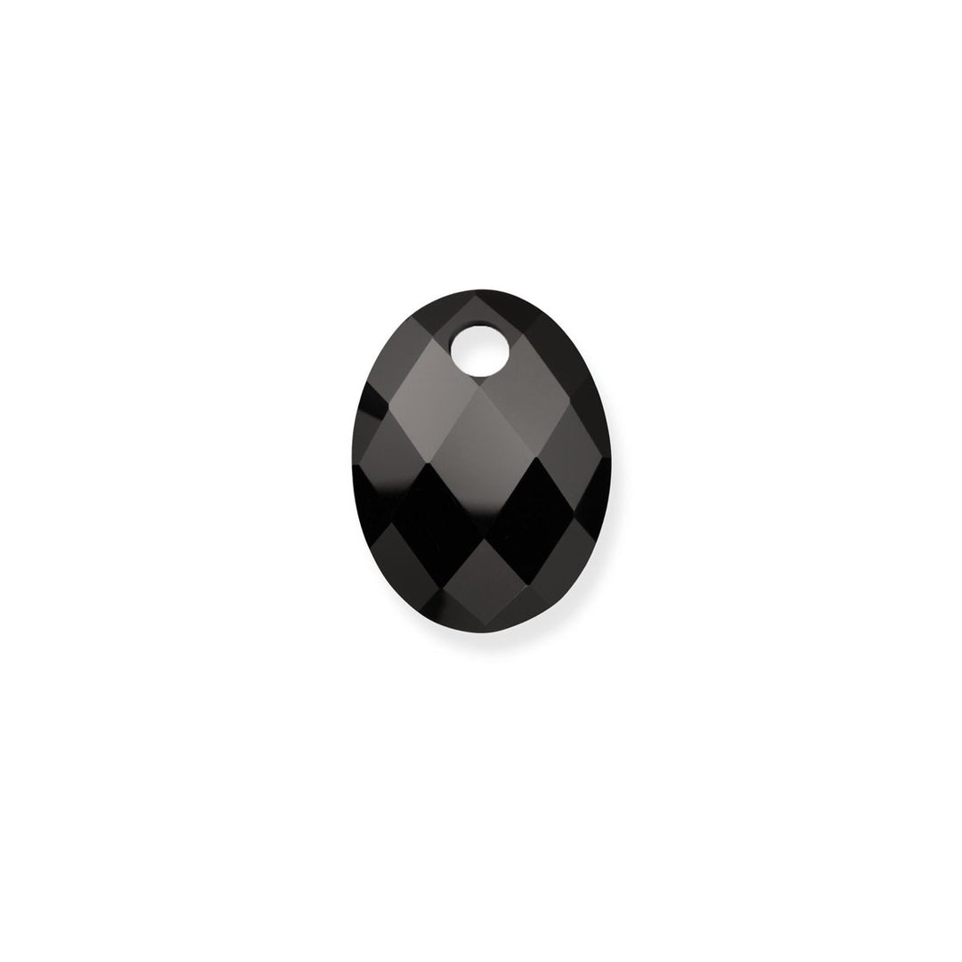 Sparkling Jewels Hanger Medium Oval Onyx PENGEM07-MO