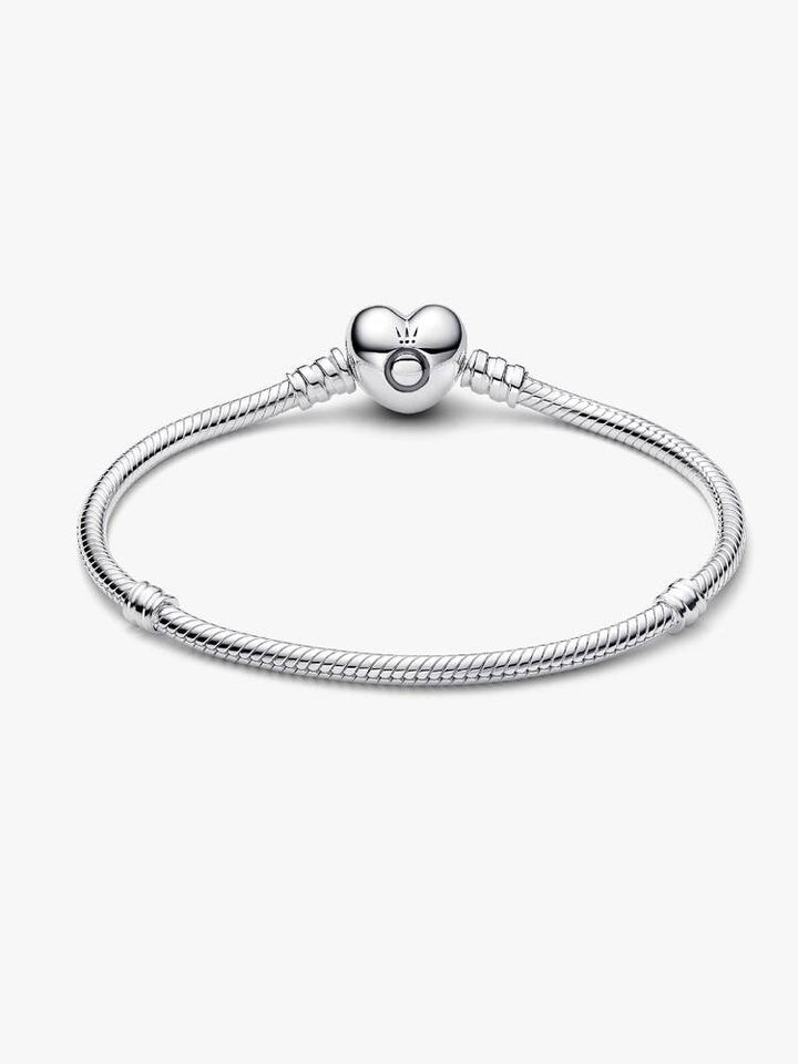 Pandora Moments Slangenarmband met Hartsluiting van Sterling Zilver 594594C00
