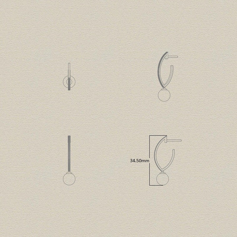 14 Karaat Gouden Akoya Parel Oorhangers met Diamanten 0,19 cT