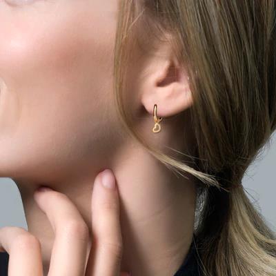 Oorbedels 9057YGO - 14k Geelgoud