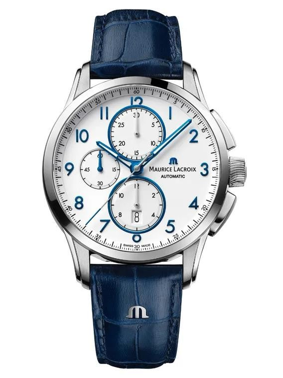 Occasion Maurice Lacroix Pontos chronograaf horloge 43 mm PT6388-SS001-120-4