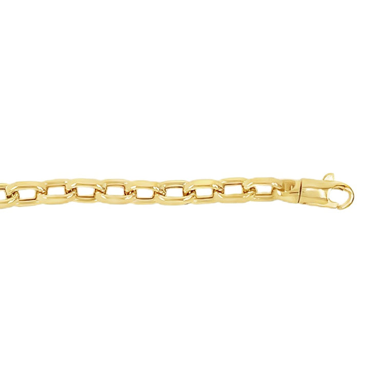 14 kt bicolor armband ankerschake lGA055WRSM