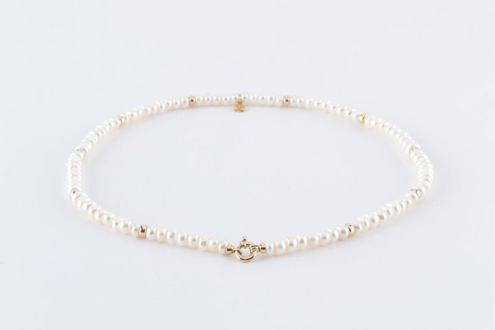 Y&amp;G collier | Parels &amp; 14k goud CSP7000