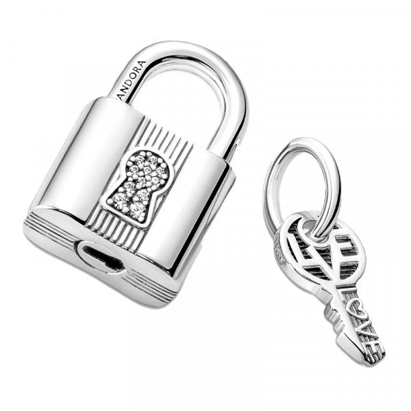 PANDORA HANGSLOT EN SLEUTEL HANGENDE BEDEL 790088C01