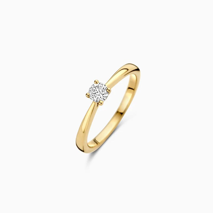 Blush Lab Diamonds 14k Geelgouden Ring 0,25 ct Lab Grown Diamant LG1001Y