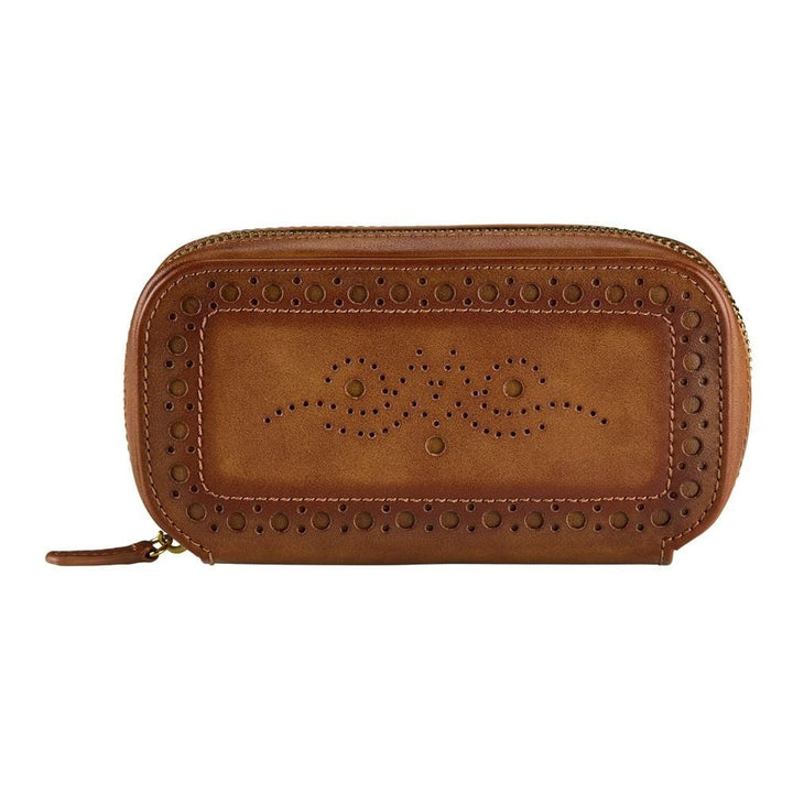 WOLF1834 Brogue 2 Piece Watch Zip Case – 443406